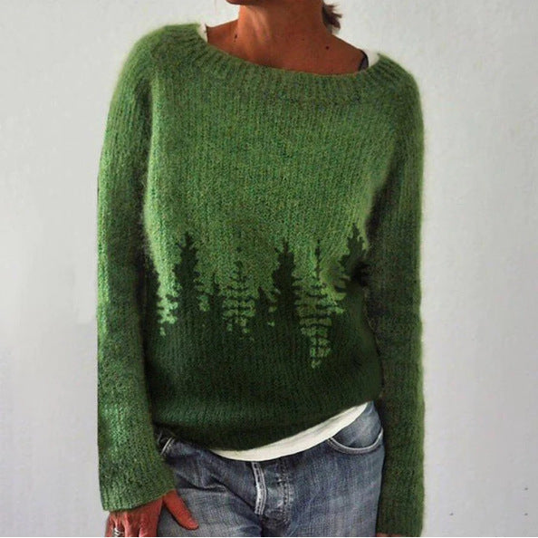 Women Jumpers | Retro Knit Sweater | Classic Style & Warmth