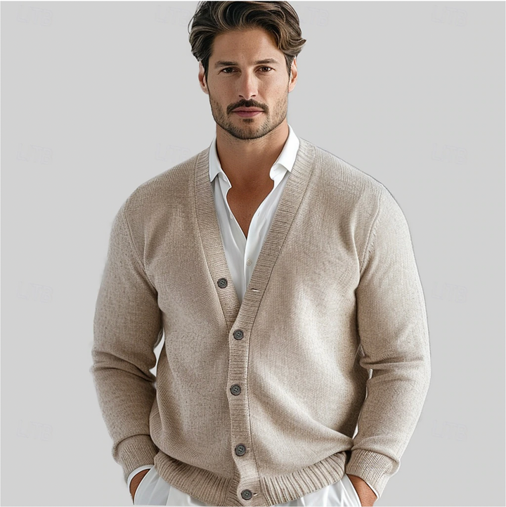 Men's Wool Vest | Classic V-Neck with Button Closure | Elegant & Comfortable | Wool