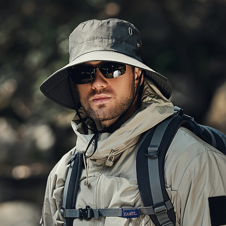 Men's Sun Hat | Breathable & Lightweight | Outdoor & Sporty Design | Polyester