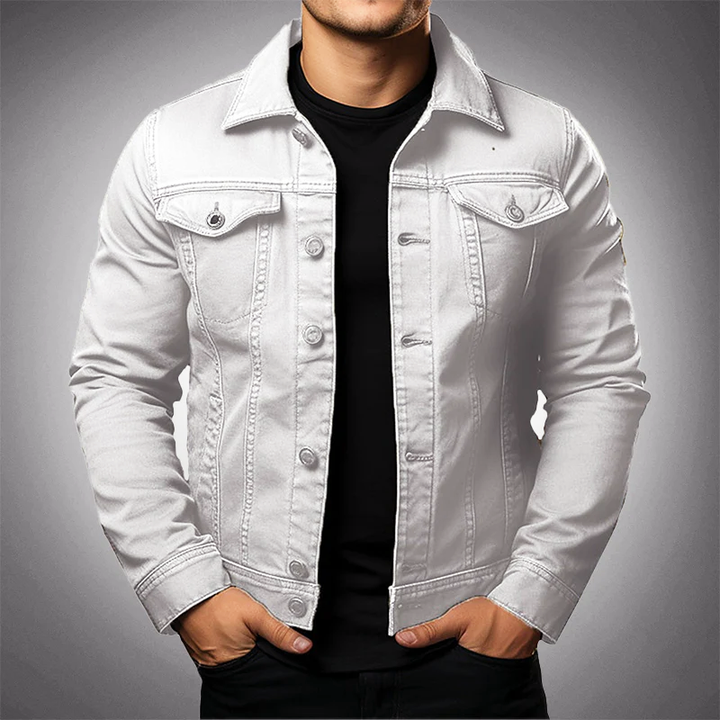 Men's Classic Denim Jacket | Sustainable & Stylish | Versatile Cotton