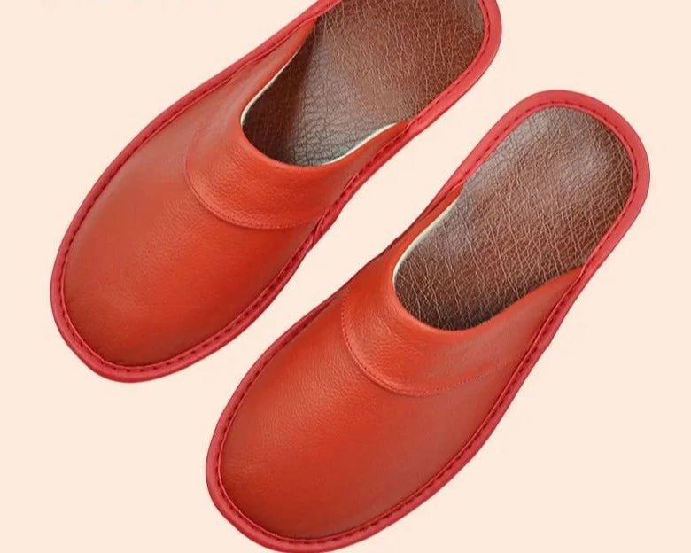Men’s Slippers | Casual & Durable | Comfortable Fit | Premium Cowhide Leather