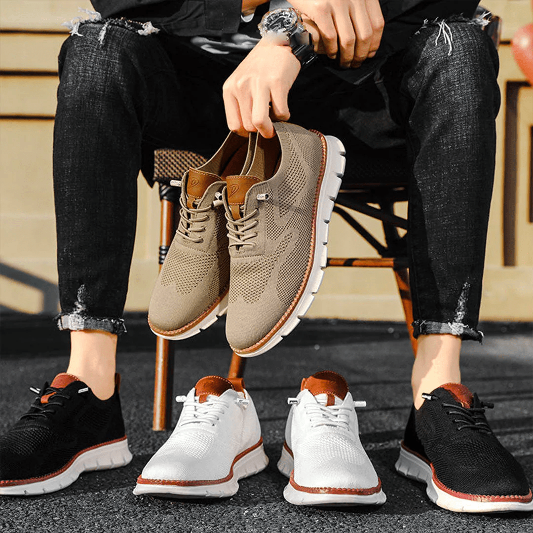 Men’s Sneakers | Lightweight & Breathable | Anti-Slip Sole | Premium Poly Cotton