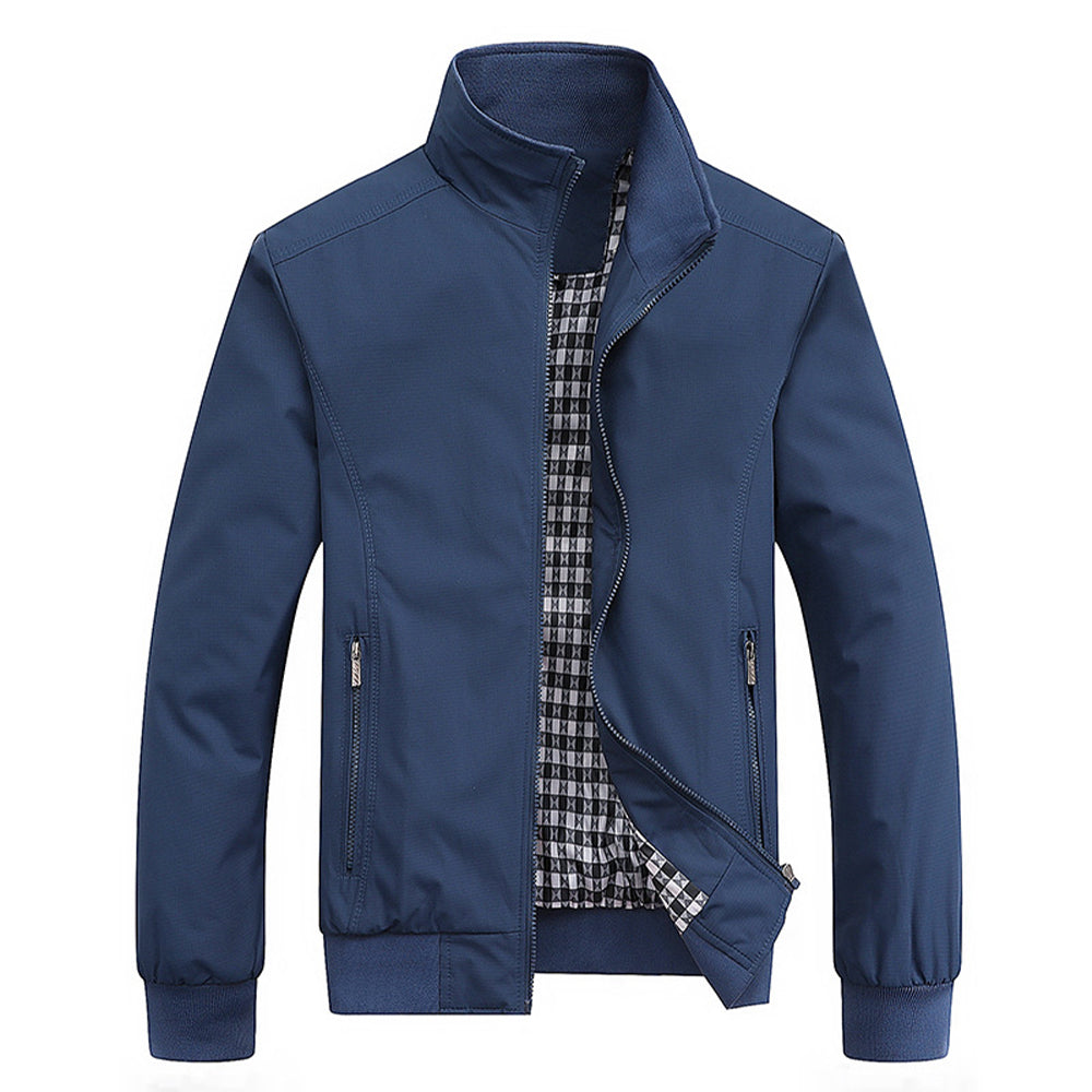 Men’s Jacket | Wind & Waterproof | Lightweight Retro Style | Premium Polyester