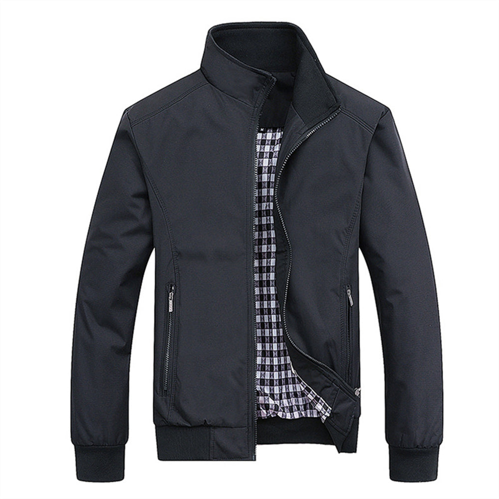 Men’s Jacket | Wind & Waterproof | Lightweight Retro Style | Premium Polyester