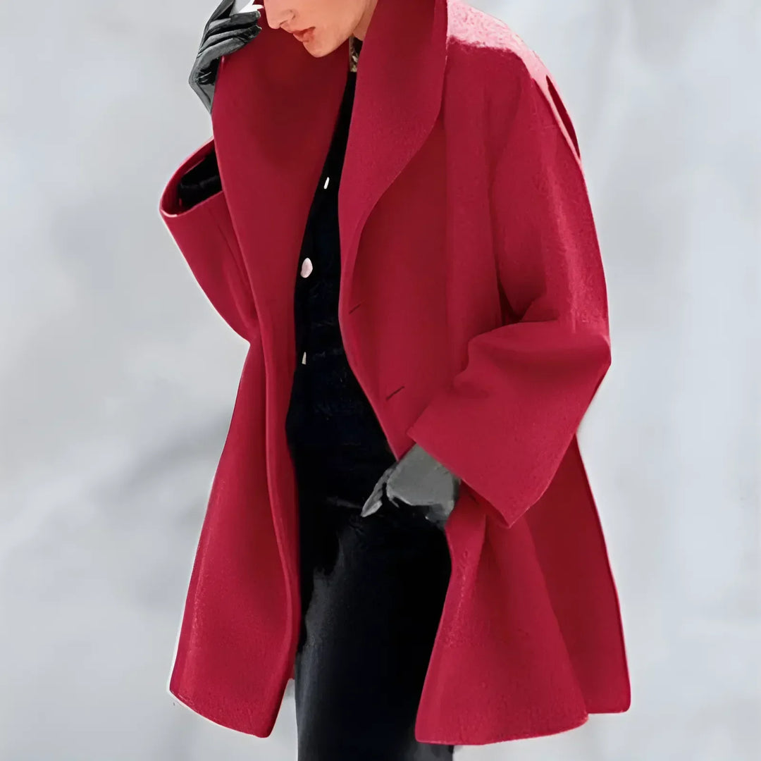 Women’s Winter Trench Coat | Elegant & Warm | Comfortable Fit | Polyester
