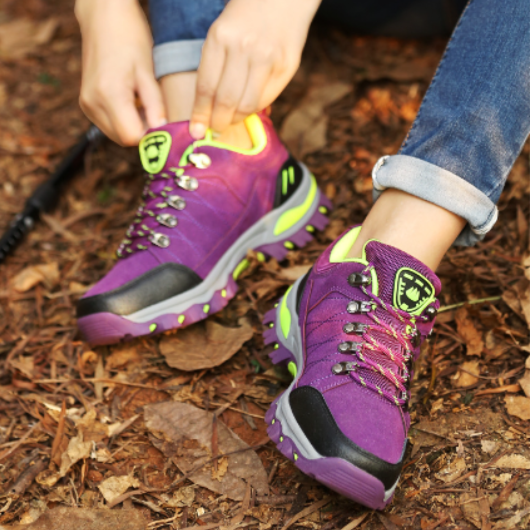 Women’s Hiking Shoes | Waterproof & Slip-Resistant | All-Terrain Comfort | Rubber/Synthetic