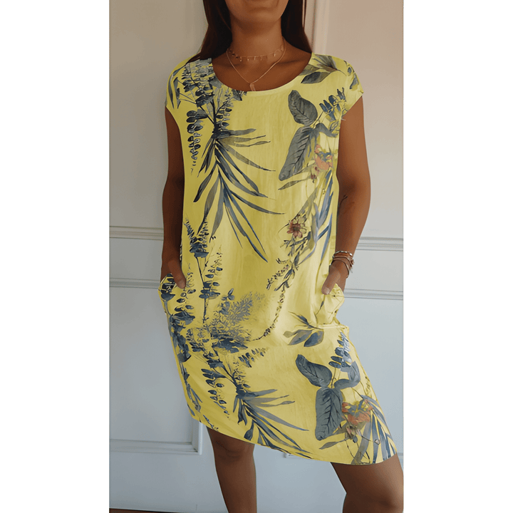 Women's Dress | Round Neck & Relaxed Fit | Soft & Breathable | Polyester