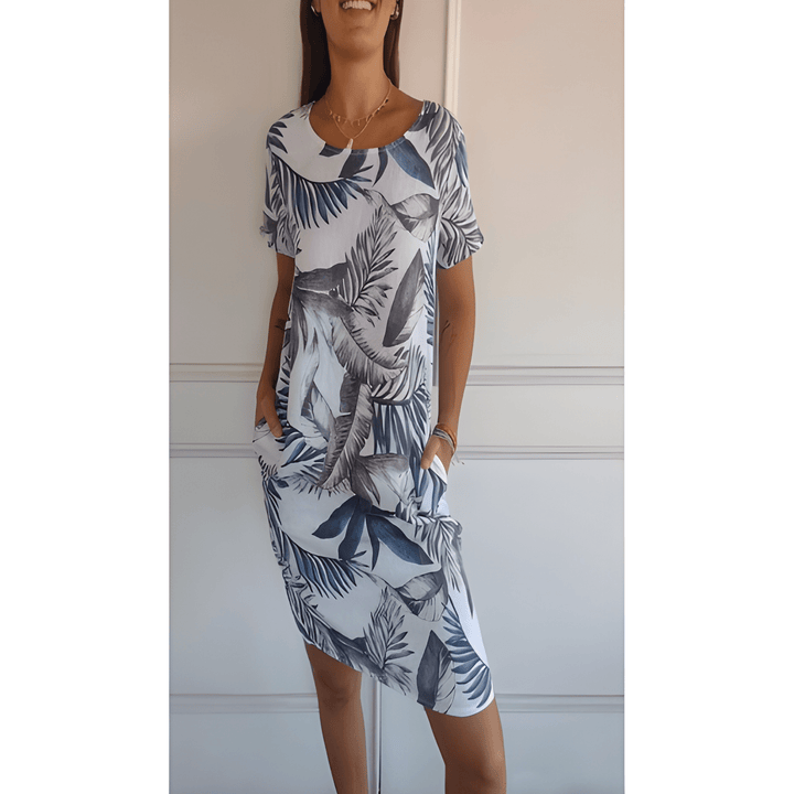 Women's Dress | Round Neck & Relaxed Fit | Soft & Breathable | Polyester