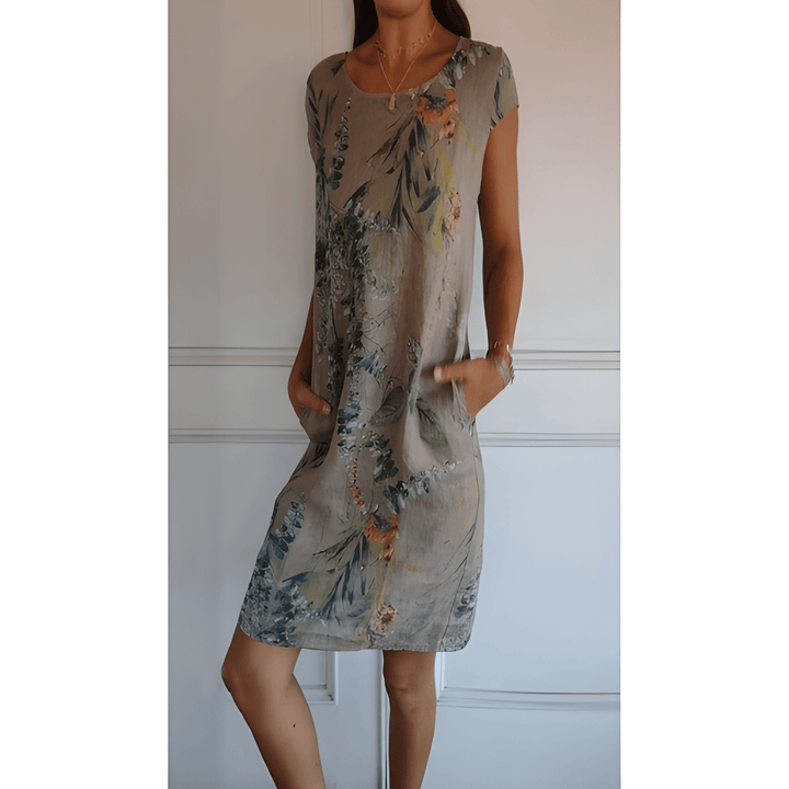 Women's Dress | Round Neck & Relaxed Fit | Soft & Breathable | Polyester