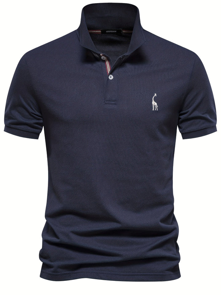 Men's Polo Shirt | Solid Color | Short Sleeves | Cotton & Polyester