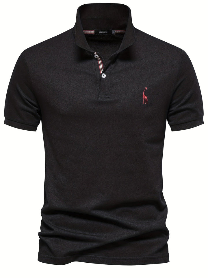 Men's Polo Shirt | Solid Color | Short Sleeves | Cotton & Polyester