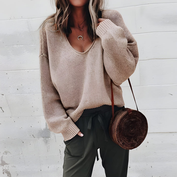 Women's Sweater | Elegant Design | Timeless & Comfortable | Fine Knit | Polyester Blend