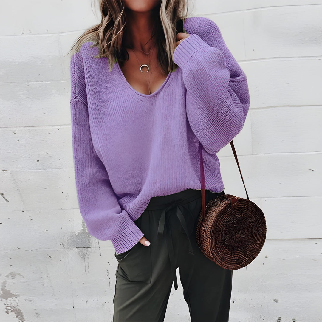 Women's Sweater | Elegant Design | Timeless & Comfortable | Fine Knit | Polyester Blend