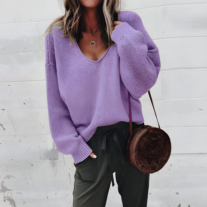 Women's Sweater | Elegant Design | Timeless & Comfortable | Fine Knit | Polyester Blend