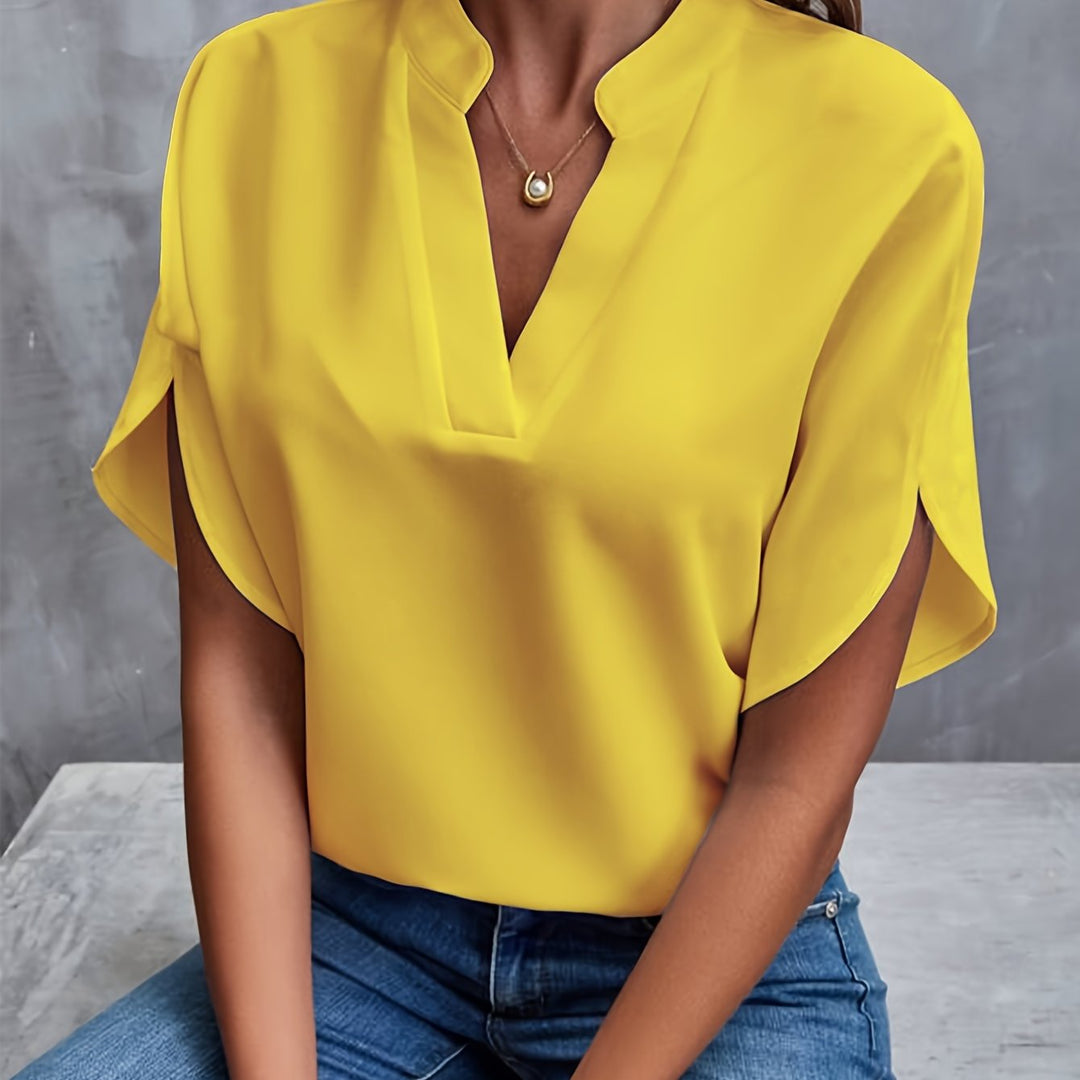 Women's Blouse | Breathable Summer Fit | Flattering Silhouette | Polyester