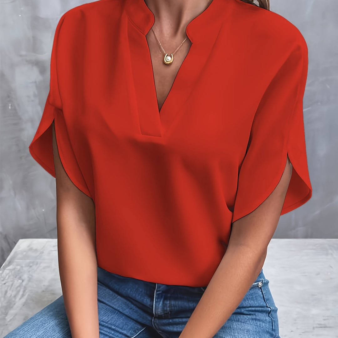 Women's Blouse | Breathable Summer Fit | Flattering Silhouette | Polyester