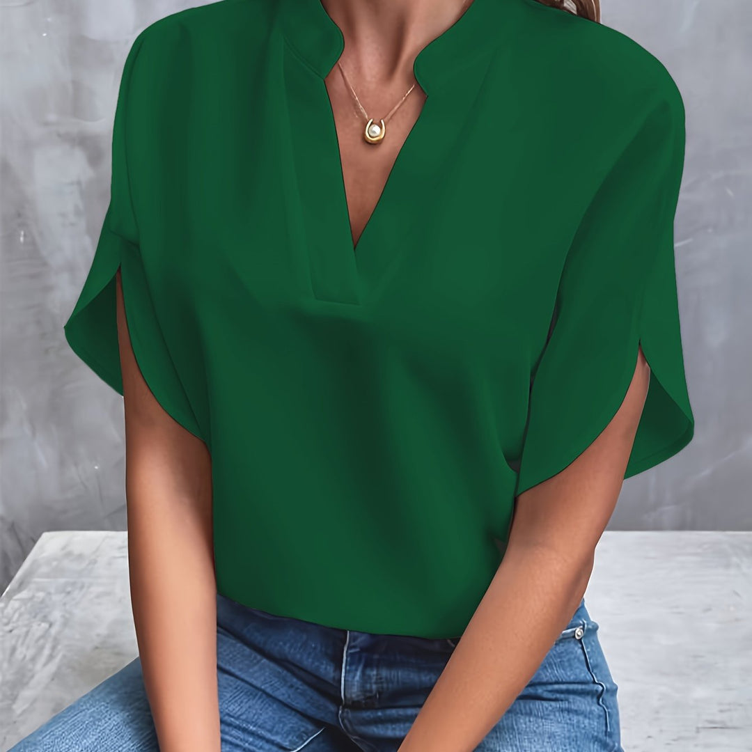 Women's Blouse | Breathable Summer Fit | Flattering Silhouette | Polyester