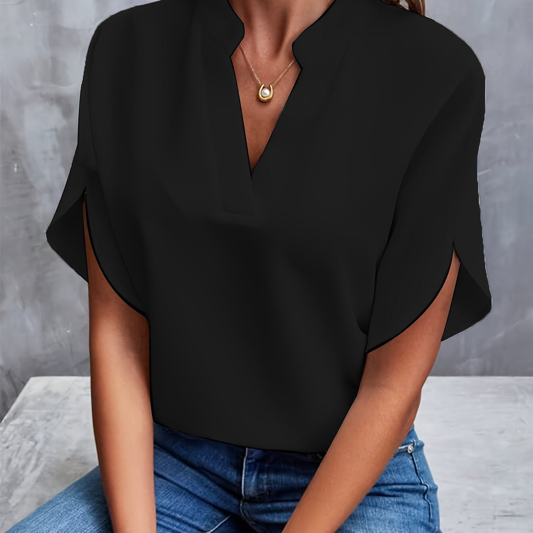 Women's Blouse | Breathable Summer Fit | Flattering Silhouette | Polyester