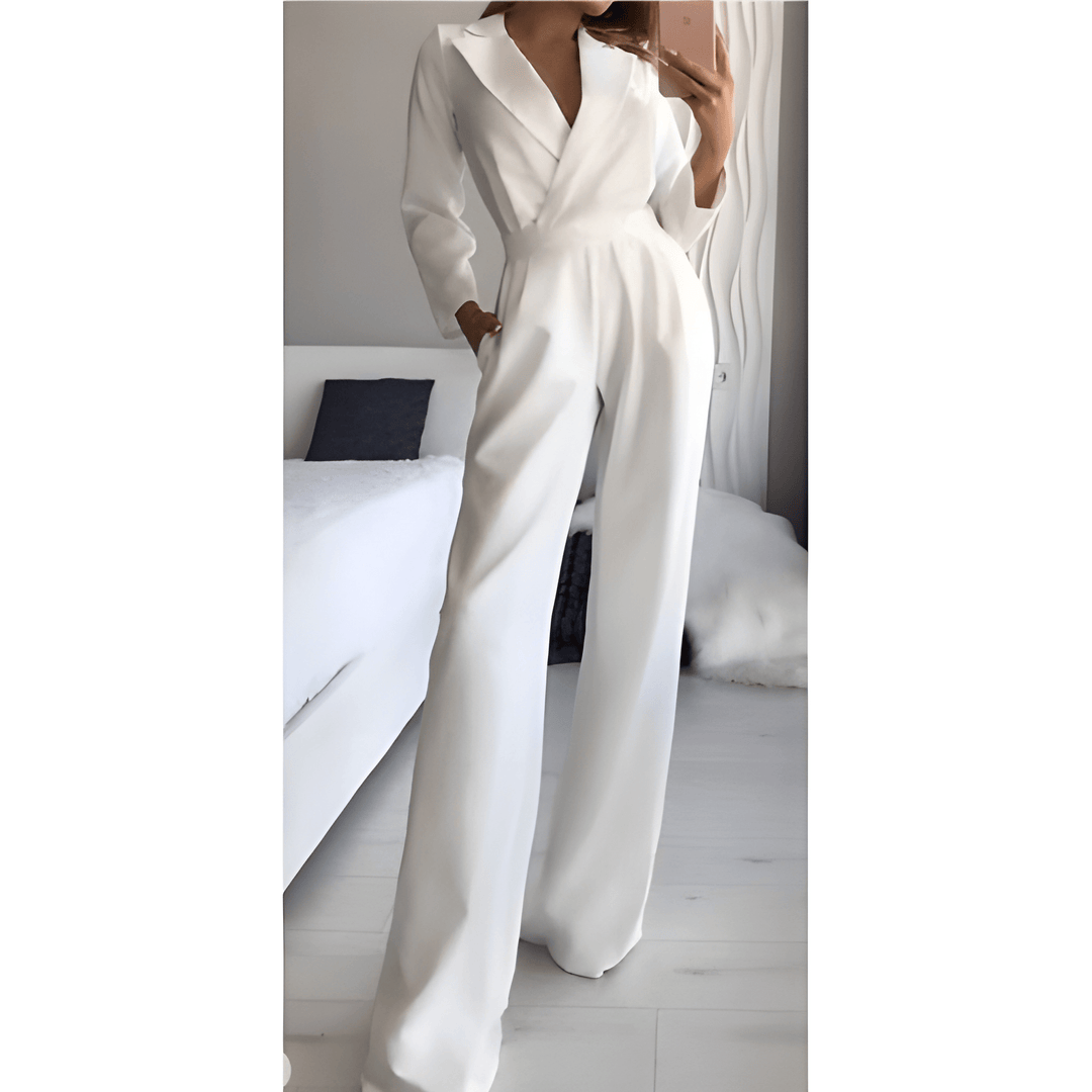 Women’s Jumpsuit | Wide Shoulder Straps | Flattering Fit | Acetate
