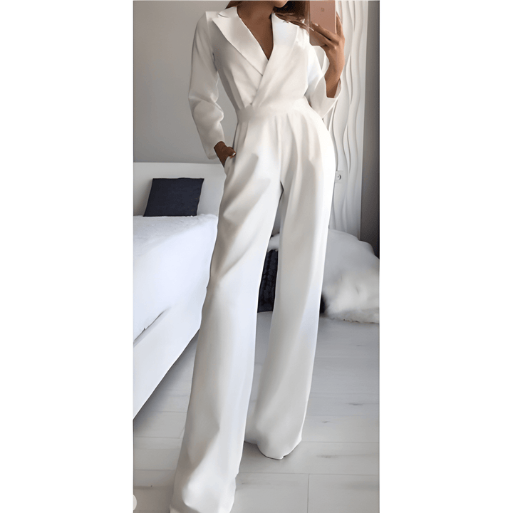Women’s Jumpsuit | Wide Shoulder Straps | Flattering Fit | Acetate