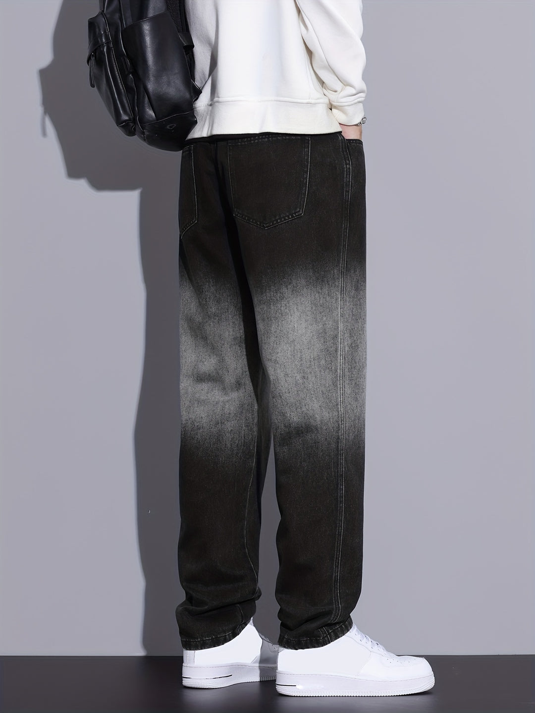 Men's Barrel Jeans | Straight Leg | Streetstyle & Casual | Cotton Blend Denim