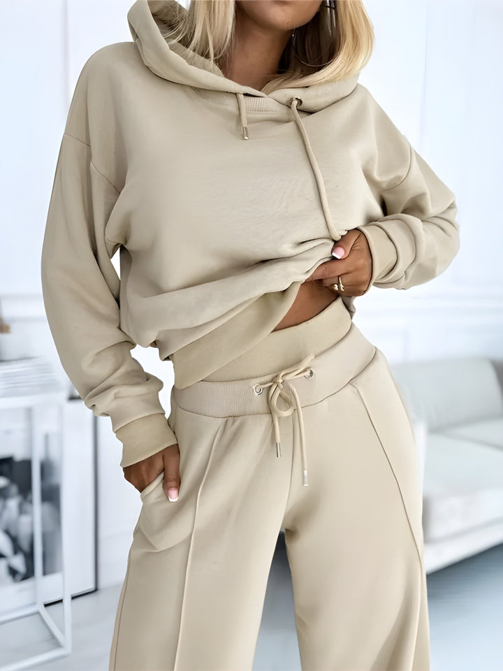 Women's Hoodie & Pants Set | Soft Comfort | Versatile Elegance | Polyester