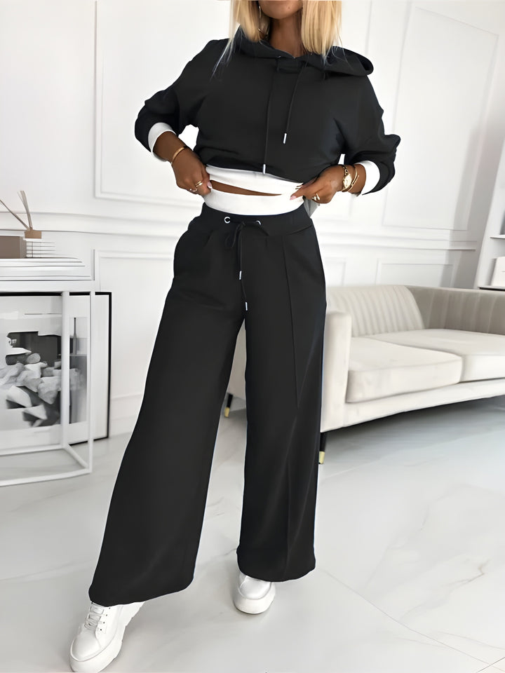 Women's Hoodie & Pants Set | Soft Comfort | Versatile Elegance | Polyester