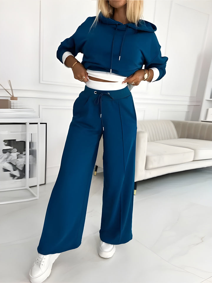 Women's Hoodie & Pants Set | Soft Comfort | Versatile Elegance | Polyester
