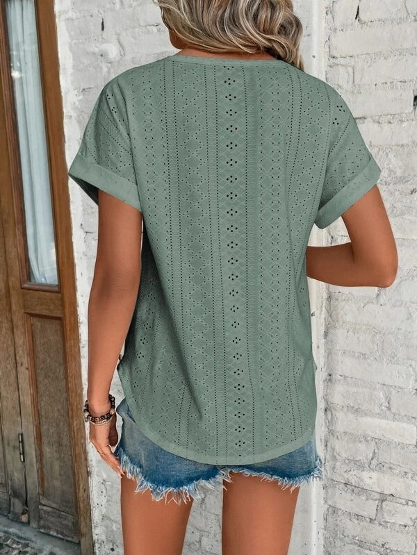 Women's Summer T-Shirt | Breathable Comfort | Flattering Fit | Polyester Elastane