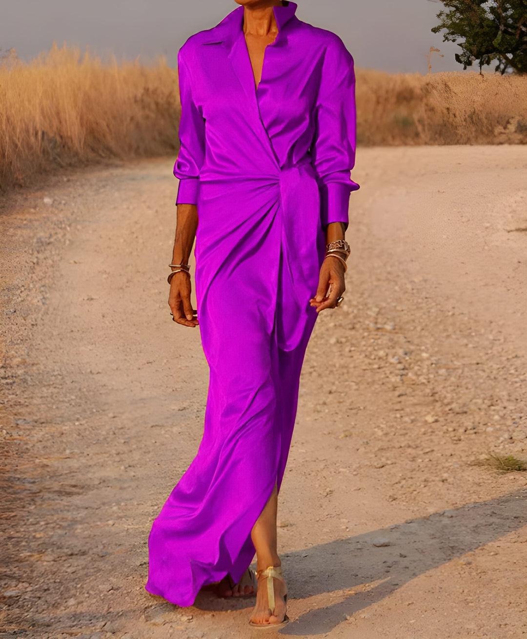 Women's Elegant Maxi Dress | Timeless Style | Flattering Fit | Polyester