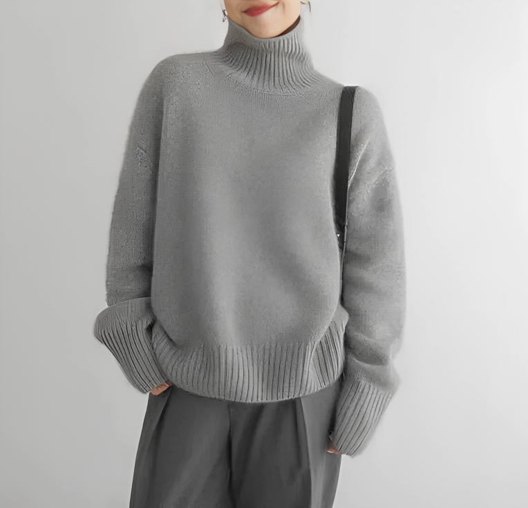 Women's Sweater | Timeless Design | Turtleneck | Cashmere