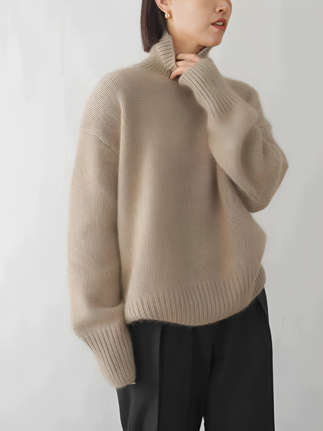 Women's Sweater | Timeless Design | Turtleneck | Cashmere