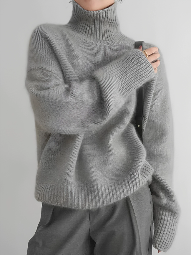 Women's Sweater | Timeless Design | Turtleneck | Cashmere