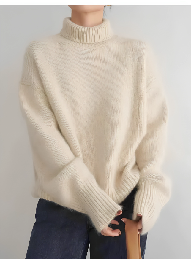 Women's Sweater | Timeless Design | Turtleneck | Cashmere