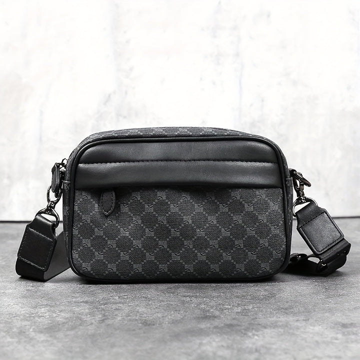 Men's Shoulder Bag | Compact & Stylish Square Design | For Business & Casual Use