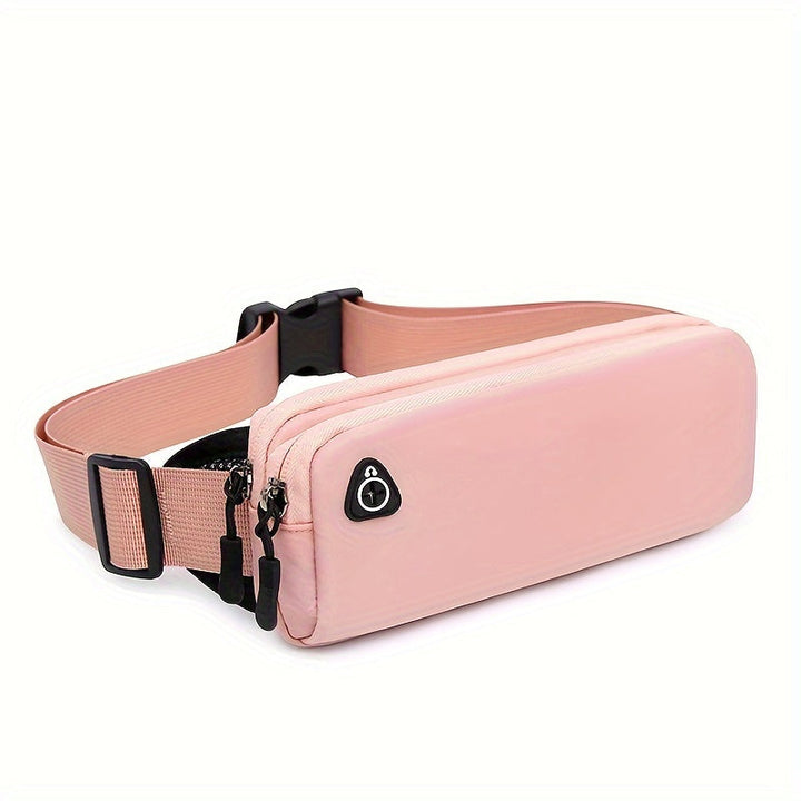 Men's Waist Bag | Sporty & Lightweight | Dual Storage Layer & Earphone Pocket | Nylon