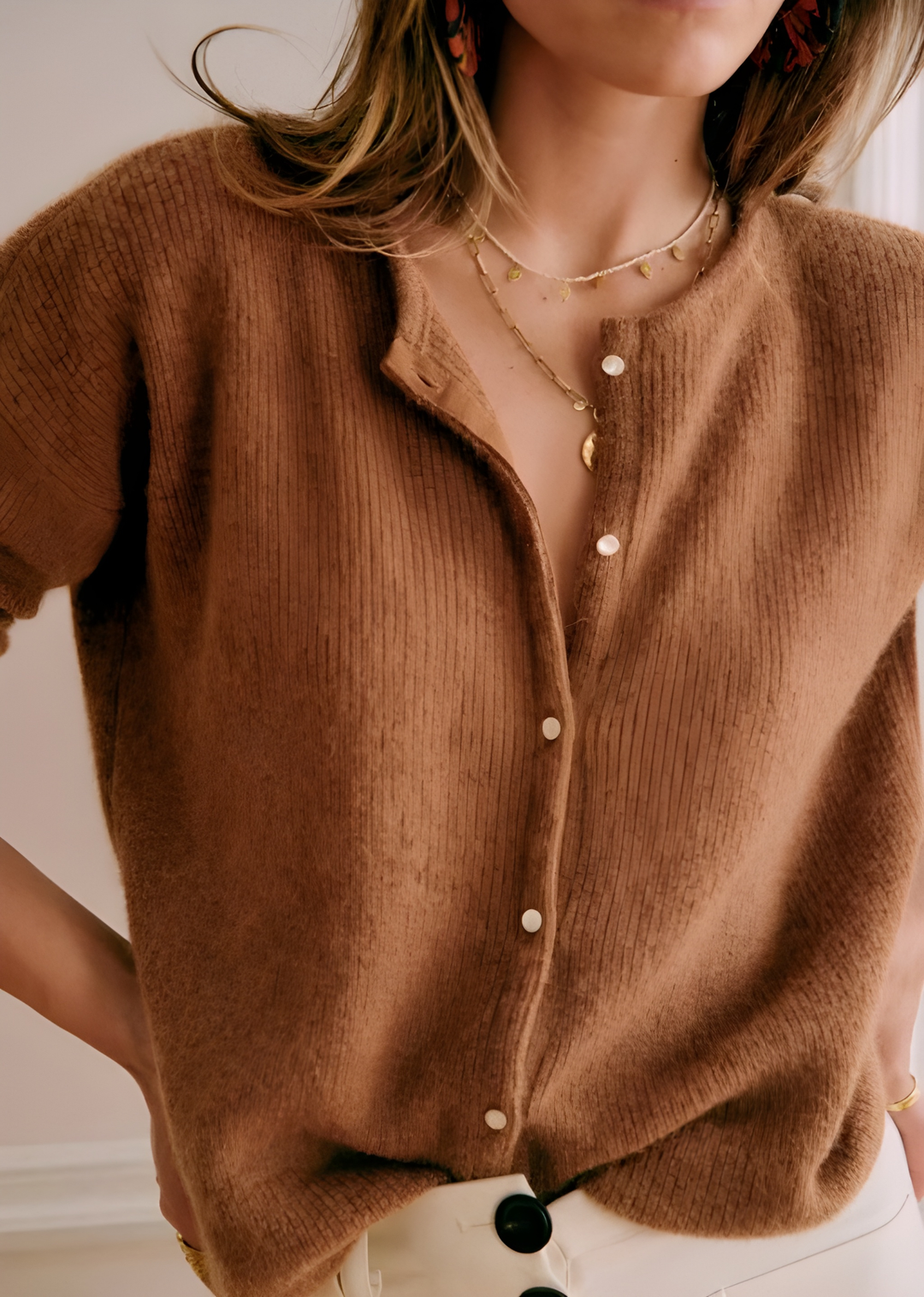 Women’s Cardigan | Elegant & Versatile | Lightweight Spring Layer | Soft Knit