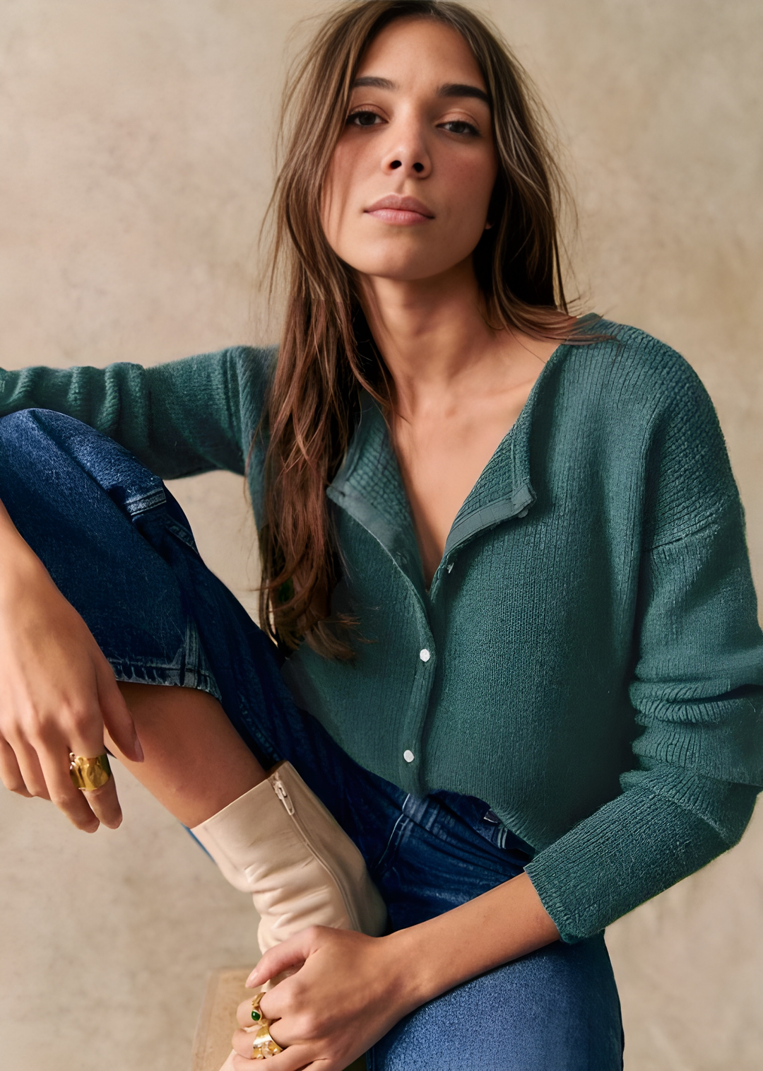 Women’s Cardigan | Elegant & Versatile | Lightweight Spring Layer | Soft Knit