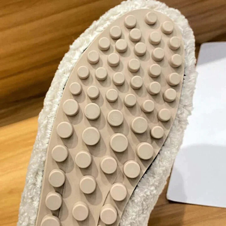 Plush Moccasins | Ultra Soft & Warm | Non-Slip Sole | Indoor Comfort