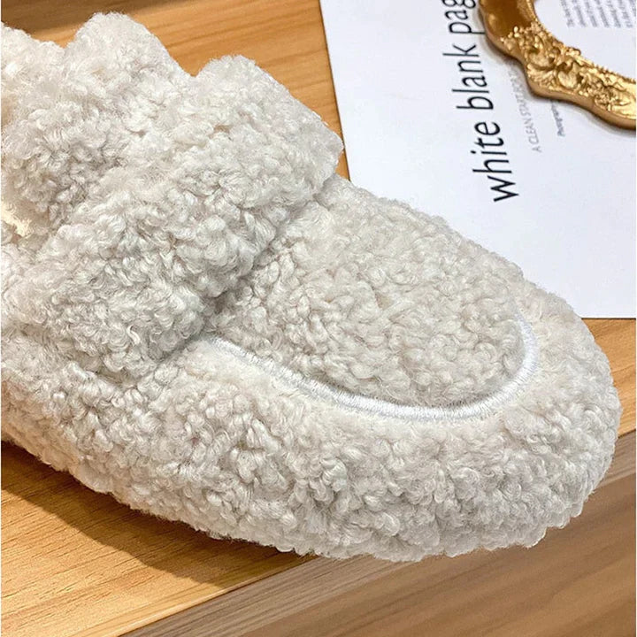 Plush Moccasins | Ultra Soft & Warm | Non-Slip Sole | Indoor Comfort