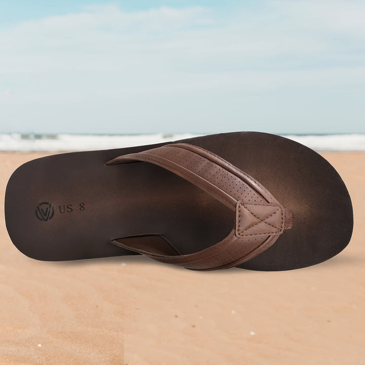 Men’s Slippers | Anti-Slip Braided Sole | Comfortable & Stylish | PU & EVA