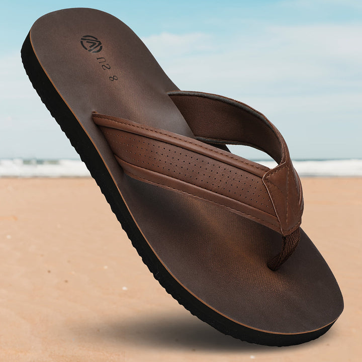 Men’s Slippers | Anti-Slip Braided Sole | Comfortable & Stylish | PU & EVA
