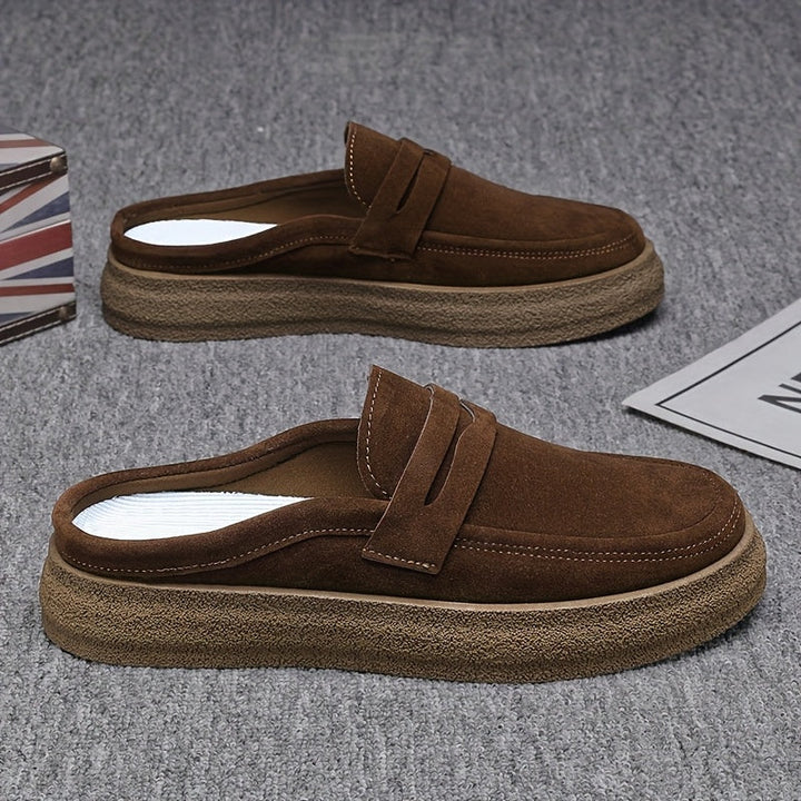 Men’s Slip-On Sneakers | Thick Sole & Comfortable Fit | For Walking & Daily Wear | EVA & Rubber