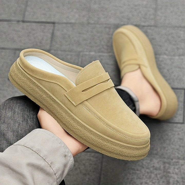 Men’s Slip-On Sneakers | Thick Sole & Comfortable Fit | For Walking & Daily Wear | EVA & Rubber