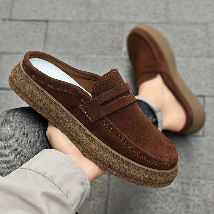 Men’s Slip-On Sneakers | Thick Sole & Comfortable Fit | For Walking & Daily Wear | EVA & Rubber