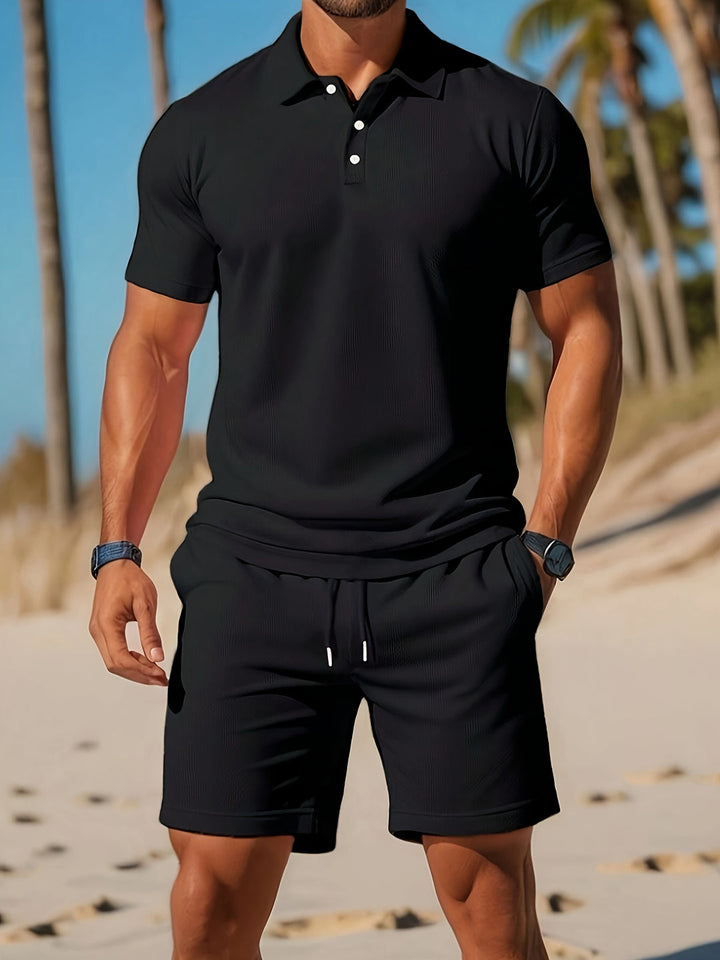 Men's Summer Sports Set | Lightweight & Casual | Stylish & Comfortable | Polyester