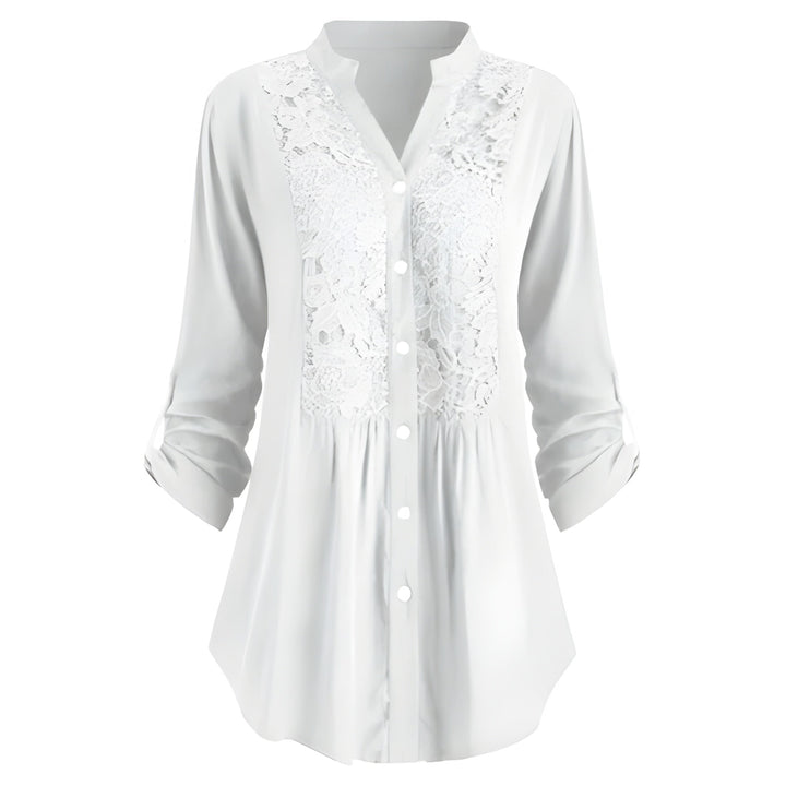 Women’s Long Puff-Sleeve Blouse | Elegant & Versatile | Summer Edition | Polyester