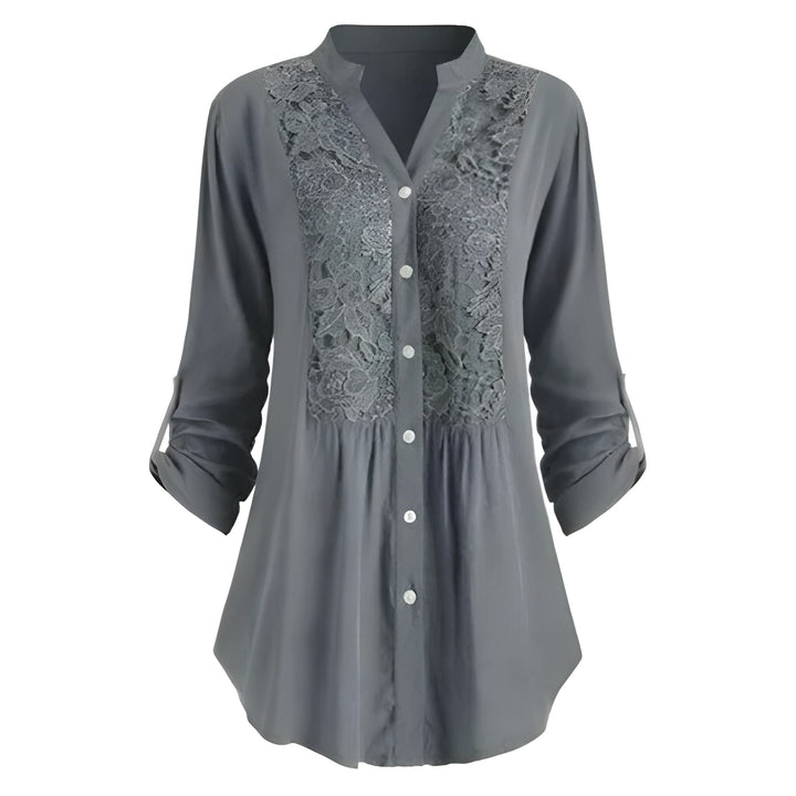 Women’s Long Puff-Sleeve Blouse | Elegant & Versatile | Summer Edition | Polyester