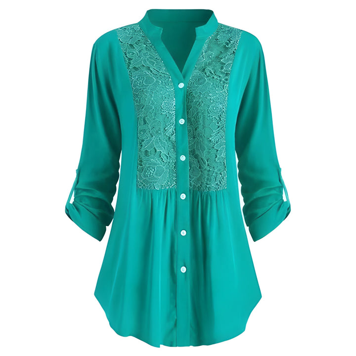 Women’s Long Puff-Sleeve Blouse | Elegant & Versatile | Summer Edition | Polyester