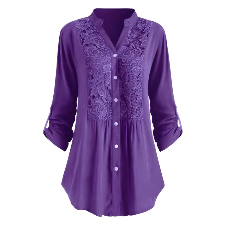 Women’s Long Puff-Sleeve Blouse | Elegant & Versatile | Summer Edition | Polyester